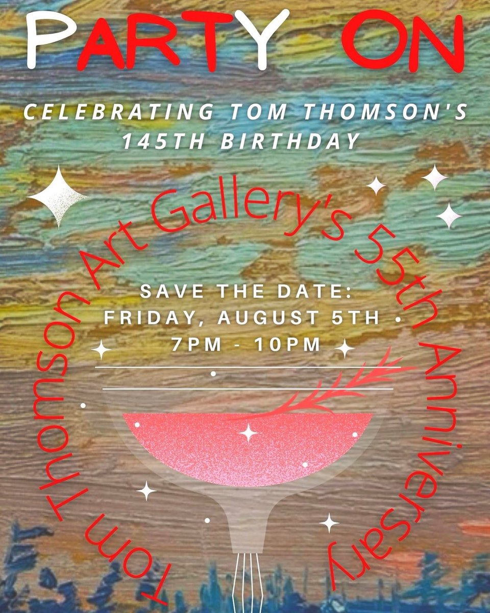 Save the Date! #TomThomson birthday party August 5th. Tickets on sale soon.