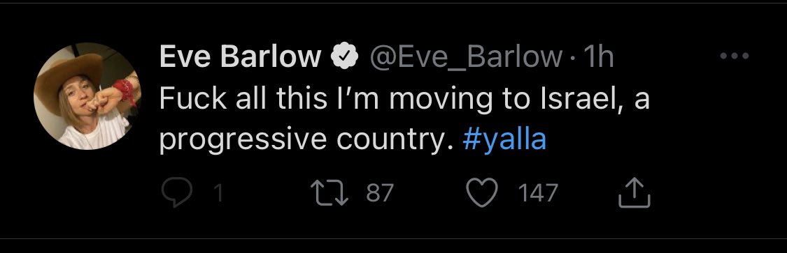 mimasdiaries's tweet photo. Progressive country = an apartheid 
Also yalla is an arabic word you asshole https://t.co/ELjI8nXPrB