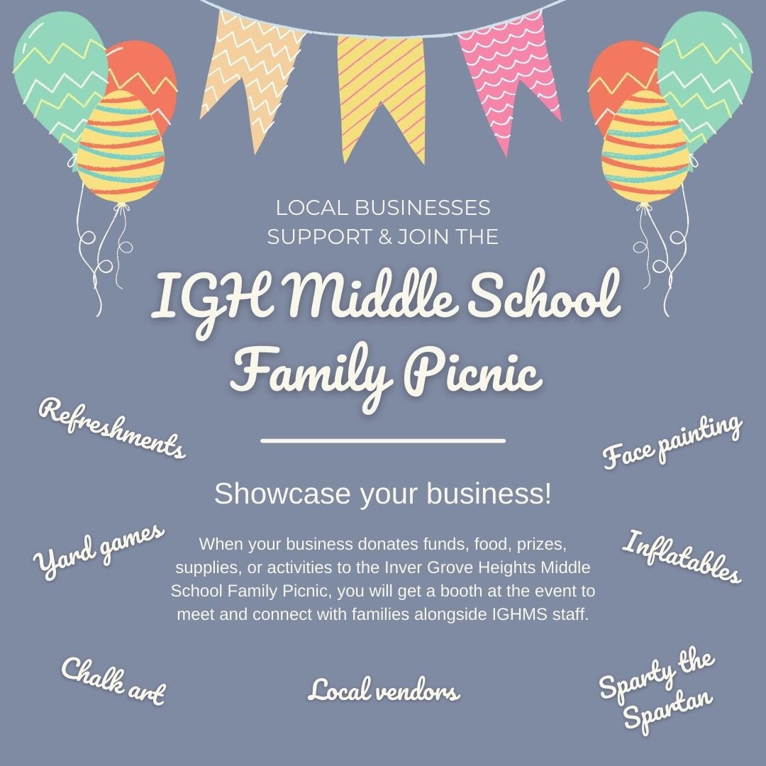 IGH Business Community - please support IGHMS in our effort to host an all school picnic this September. More information coming soon!