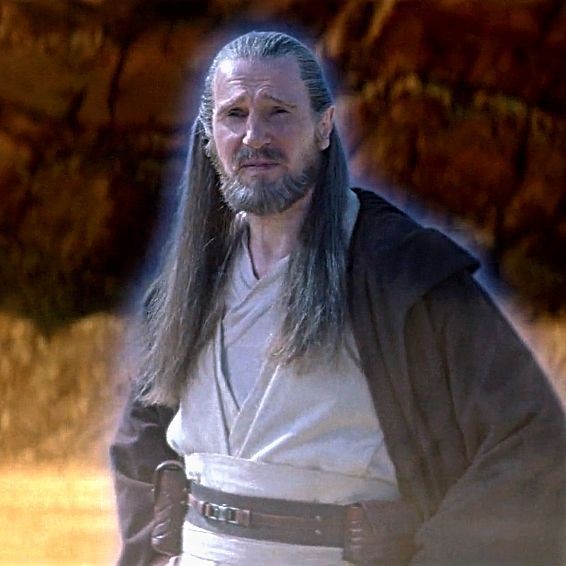 LBeskar's tweet photo. Qué os pareció el Cameo de Liam Neeson como Qui-Gon Jinn al final de la Serie de #ObiWanKenobi?? https://t.co/Ns4ww3szfg
