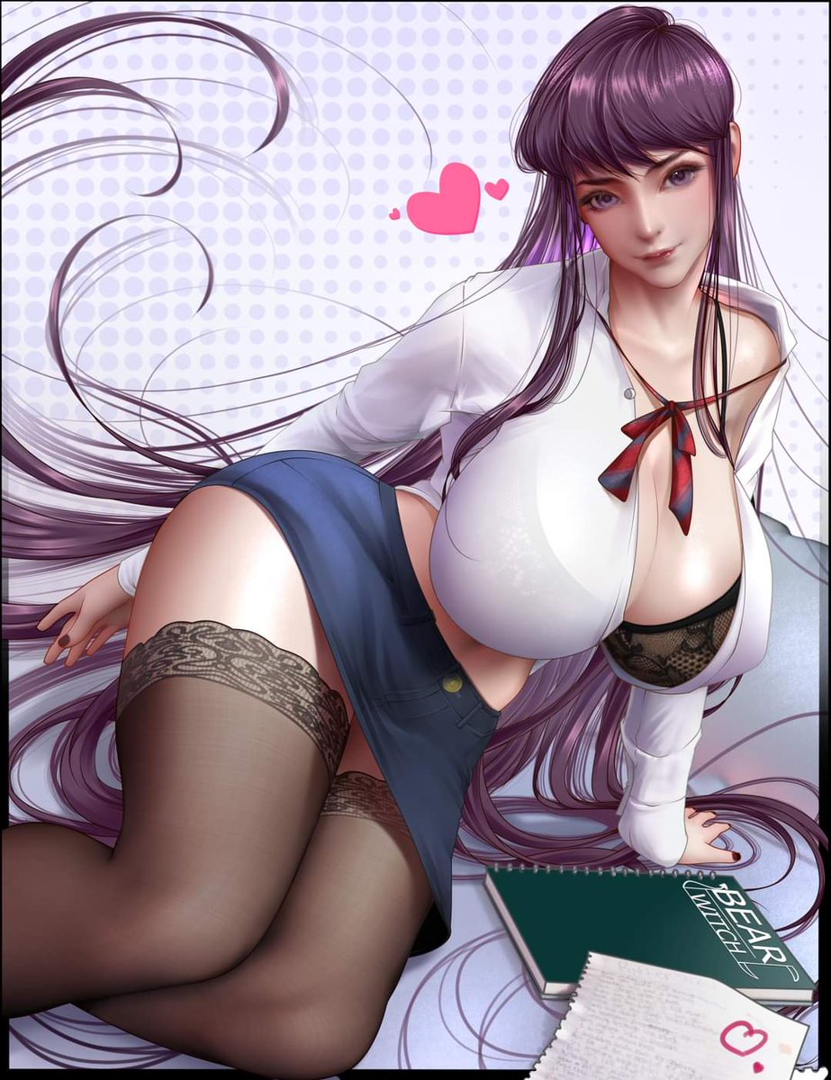 devilbearbear's tweet image. Komi-san wa Comyushou desu 🤭🤭🤭คุณโค!!! konom🤭
#KomiSan #anime #fanart #gumroad #illustration​#nsfw