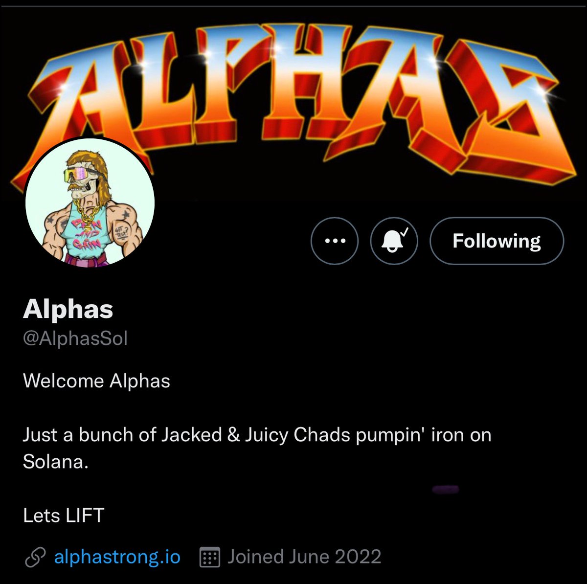 @AlphasSol is On the Move and Just getting started with a New discord on the way soon, follow our twitter and hit notifications to not miss out on a chance to Mint some Juicy ALPHAS #Nfts #SolanaNFTs #Nft #Solana #cryptoassets go see some sneak peaks