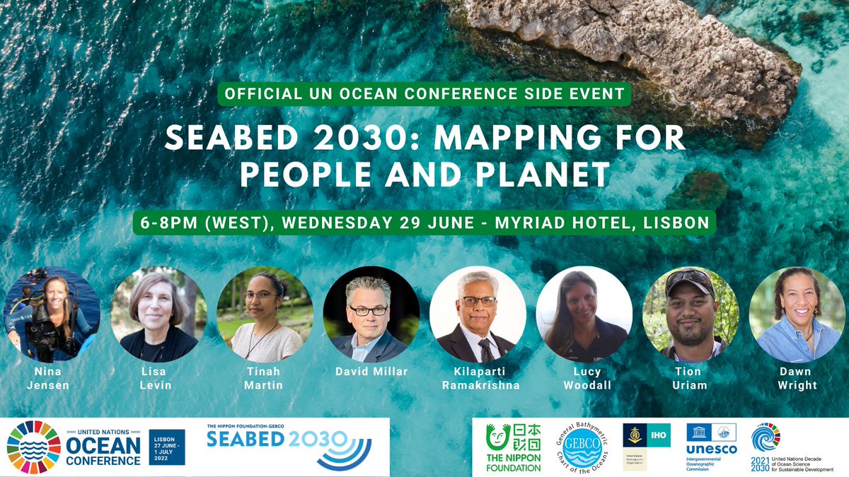 Have you registered yet for our official event at #UNOceanConference? Register now to join us virtually via our live stream eventbrite.com/e/un-ocean-con… as we've got a full house of in-person attendees! 🇵🇹🌊 #UNOC2022 #OceanDecade #SaveOurOcean 
We look forward to welcoming you all!