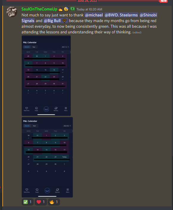 We teach consistency and mindset at <a href="/SamuraiMarkets/">Samurai Markets</a> 

Struggling traders are clouded by large profits, $$$ values, we only care about green over everything. 

For the #ConsistentCrusaders that want to join, DM me for the waitlist link. It's starting to fill up

Green >