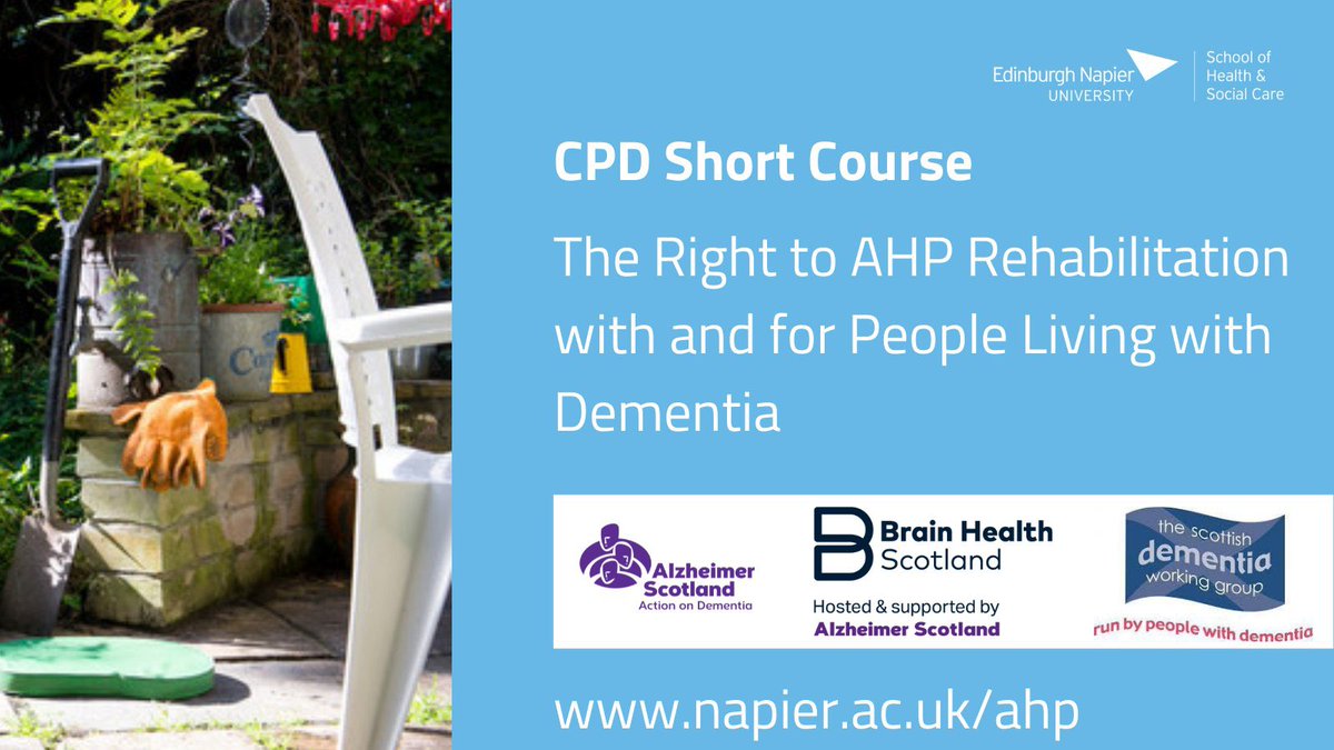 MacleanFiona's tweet photo. Developing our online community resource to support AHP learners undertaking our #AHPCPD dementia short course @ENUHealthSocial 👍

More information here: 
https://t.co/O2qrGaTV5T 

Or drop me an email or a DM 😊

@elaineahpmh 
@OTProfBeth131 
@AliAHPDem 
@AhpDementia https://t.co/tgrdTsFyEB