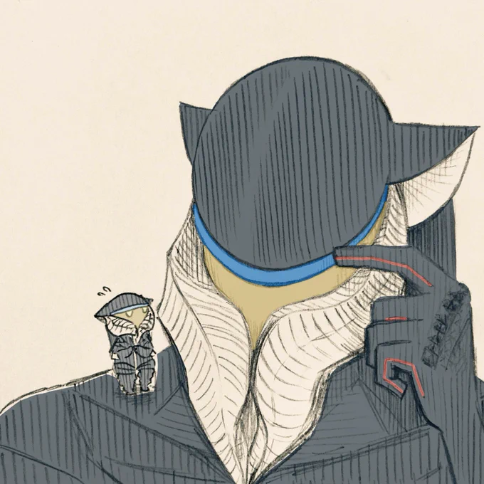 散々描いてきて今更ですが一応…デフォルメフィの目は表情として描いていますが実際にはあそこ、喋ると光る部分であって…もうしわけ…ごりょうしょうください… 