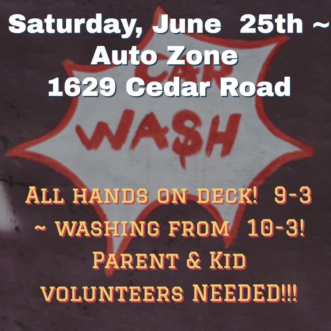 Come one, come all! We are holding our first car wash of the season and we need all the help we can get! Please contact vp2@grassfieldbands.org with any questions.