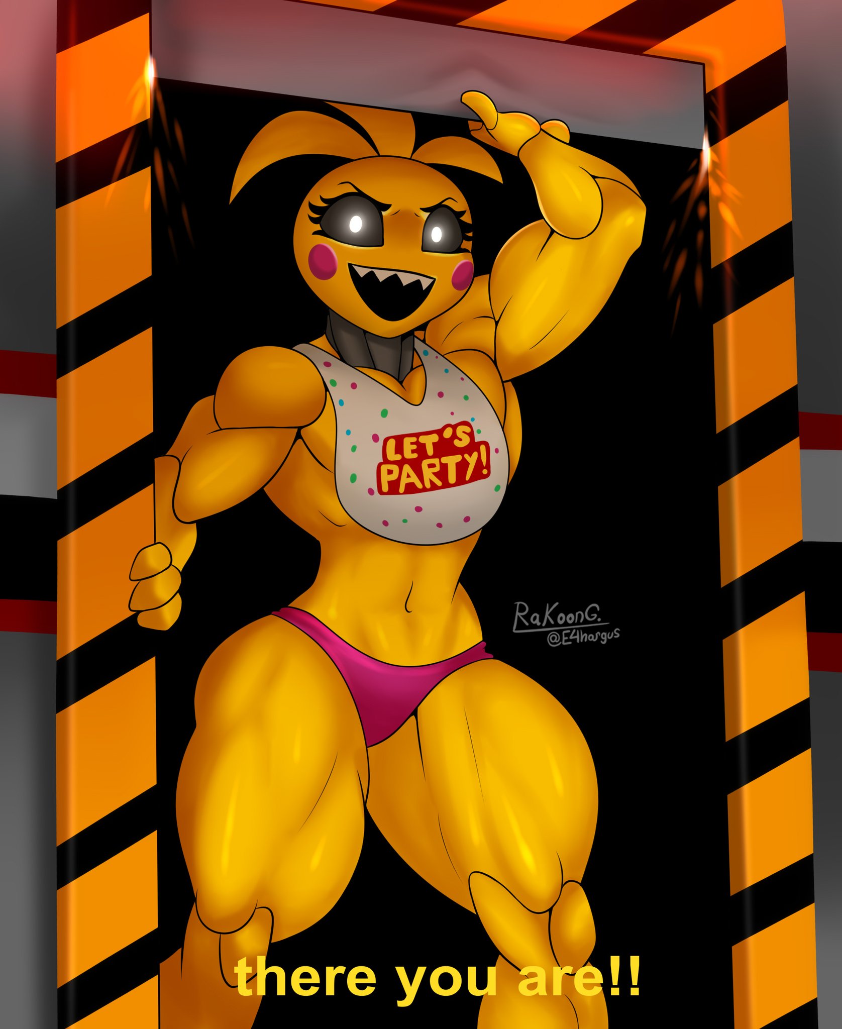 Xx_M4C4BR3_G4L_xX #1 Goloth fan on X: Chica #fnaf #fnaffanart   / X