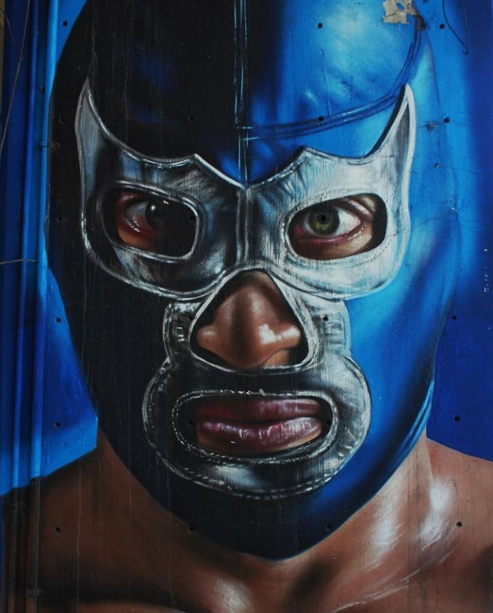 desdela3cuerda's tweet photo. Graffiti encontrado en la cuenta de @leon_joven 🖌🎨👊🏻🔥
.
.
.
#ArteyLuchaLibre #LuchayArte #México #Luchador #Enmascarado #BlueDemon #DemonioAzul #Lucha https://t.co/7yLxkBTXuF