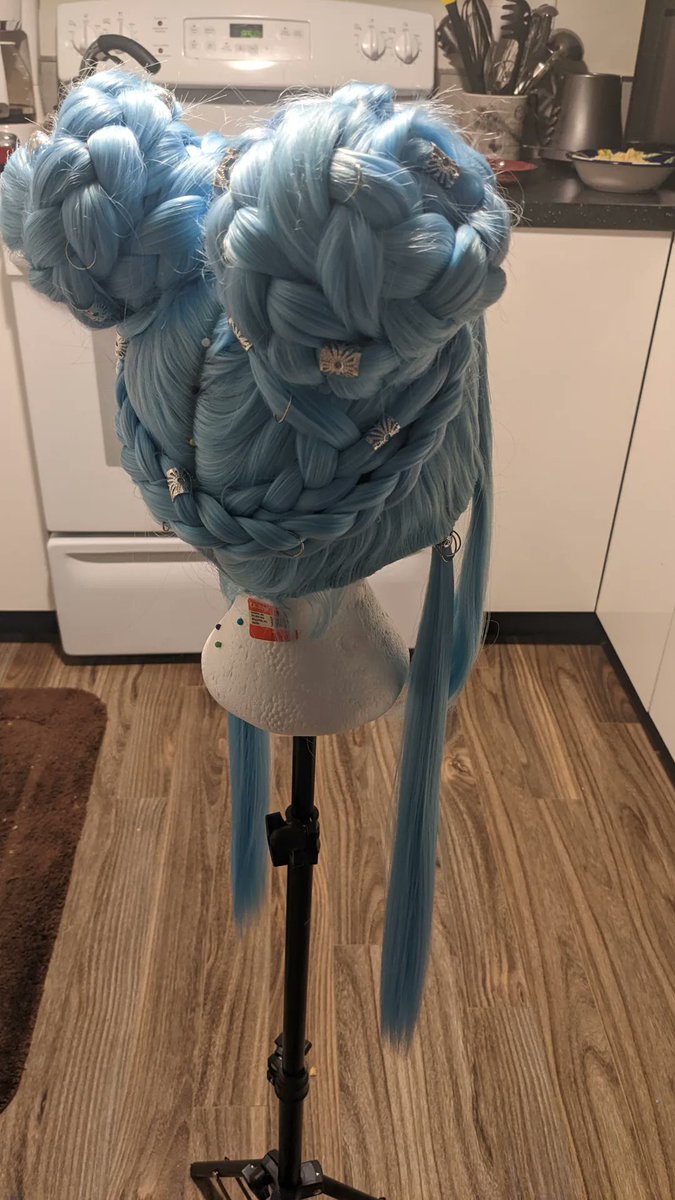 MistyLovesDads's tweet photo. Made this original wig and it's for sale! $450.00 plus shipping. I really love it! And am so happy with how it turned out.
#PowderBlue #BabyBlue #Wig #WigCommission #WigBuild #ForSale #KasouWigs #SpaceBuns #Festival #Cosplay #Cosplayer #WigSale https://t.co/yKtgfZxHh7