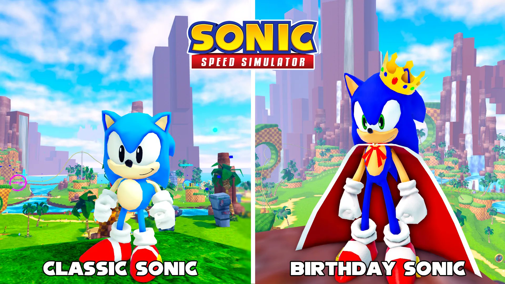 Gamefam Studios on X: We've just released Sonic the Hedgehog themed avatar  items you can purchase to wear on your #Roblox avatar! #SonicRoblox Buy  them in-game in Sonic Speed Simulator or by