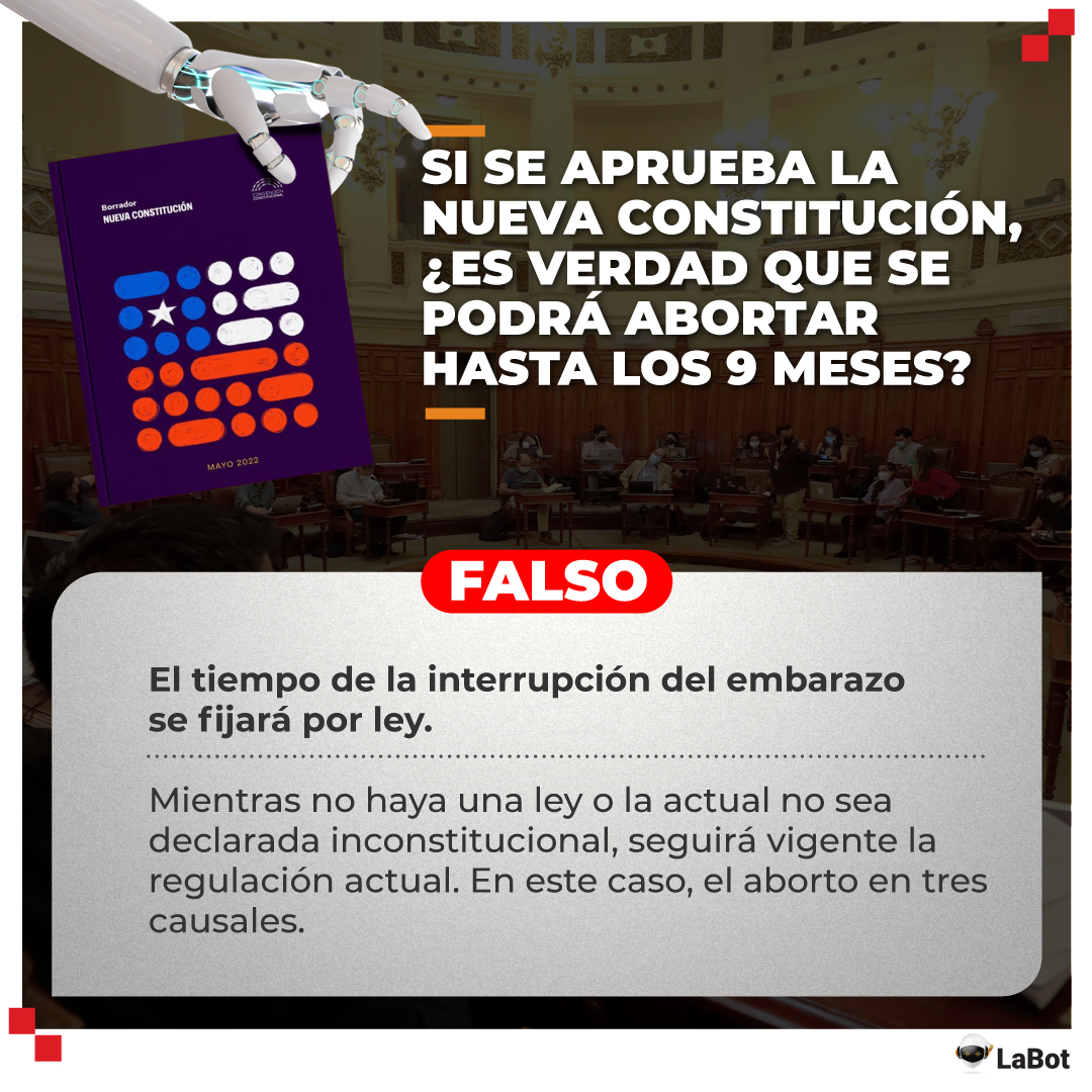 ciper's tweet image. Esta es la penúltima semana de trabajo de la Convención y se decidió que el texto tendrá un breve, brevísimo, preámbulo ✍️Además de contarte lo último de la CC, @robotlabot te explica por qué es falso que se permitirá abortar a los 9 meses 👇ciperchile.cl/2022/06/24/%f0…