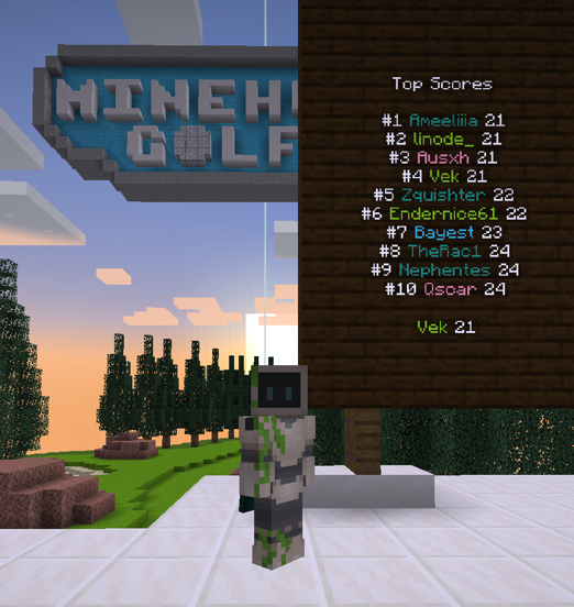 Vek Didn T Realize I Could Enjoy Golf So Much In Minecraft Thanks Minehut For The Enjoyable Time T Co Dg9hp6syiv Twitter