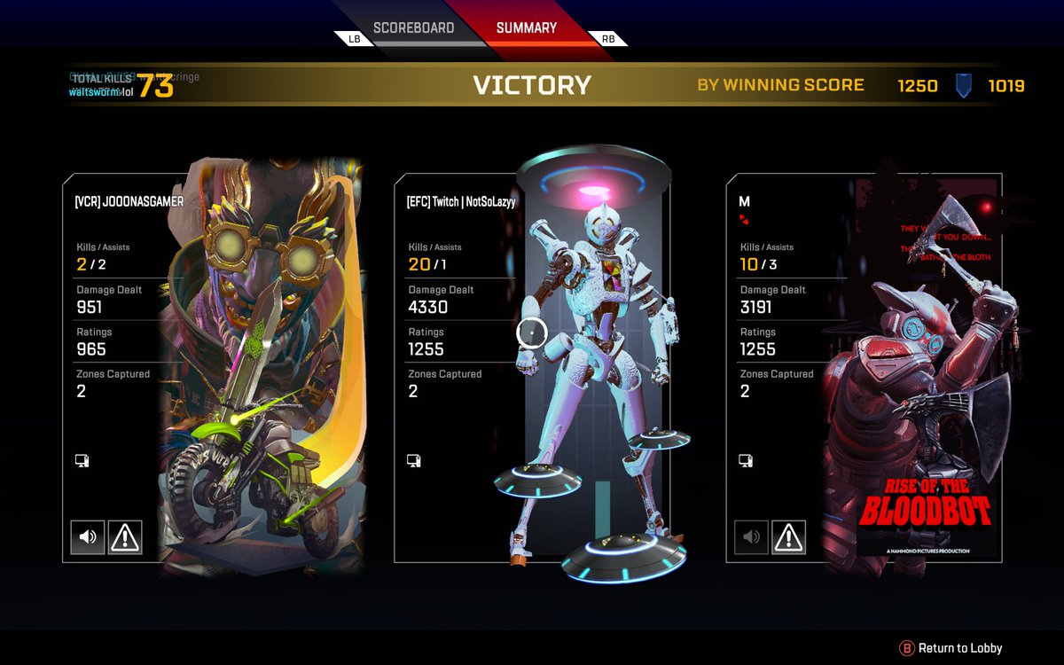 YaBoiLazy's tweet photo. Just some of the control games from yesterday..... @PlayApex #ApexLedgends #keepcontrol https://t.co/KU9YUVvzgy