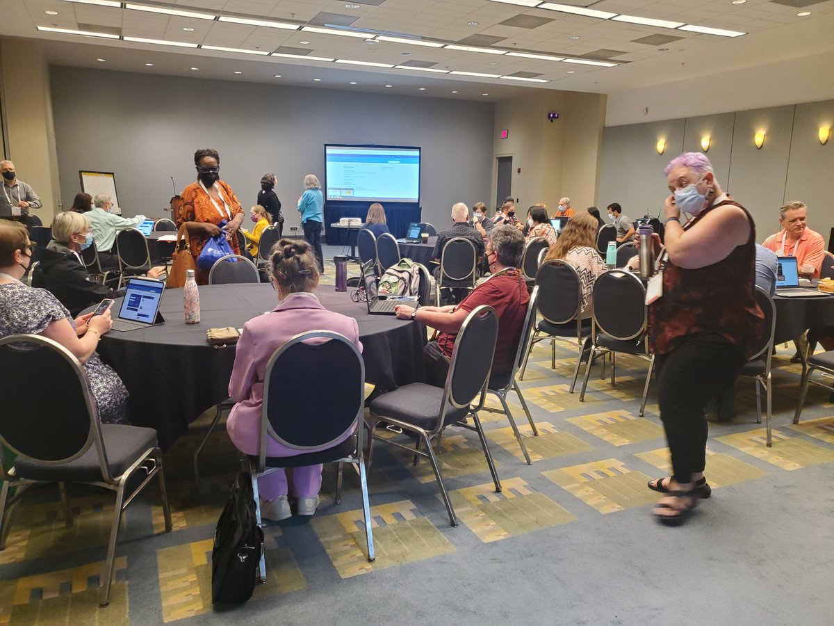 The RDA Preconference at #ALAAC22 starts in Salon 102B of the Washington Convention Center.