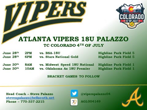 We are headed to the Rocky Mountains! Here is our pool play schedule. Come see us! ⛰⛰