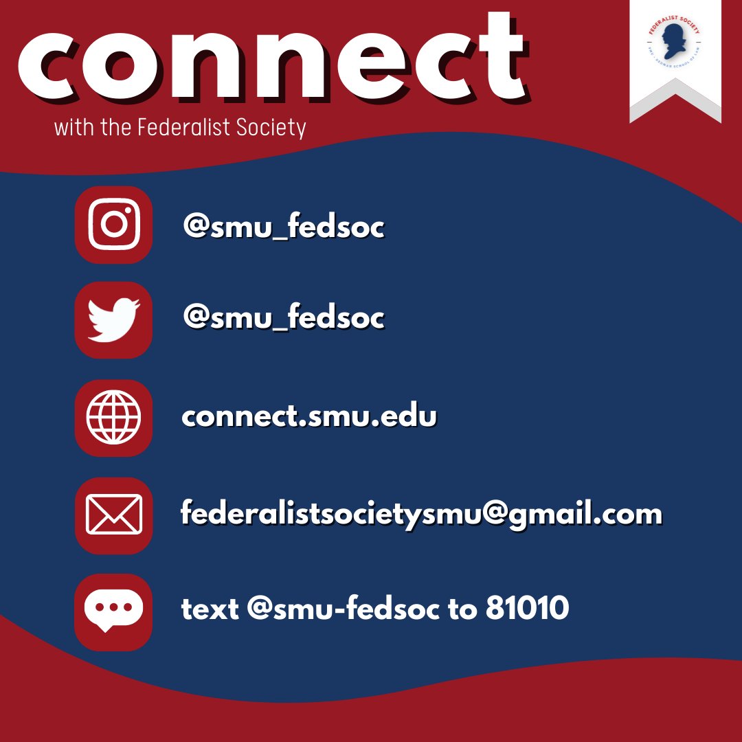 SMU Federalist Society (@smu_fedsoc) on Twitter photo 