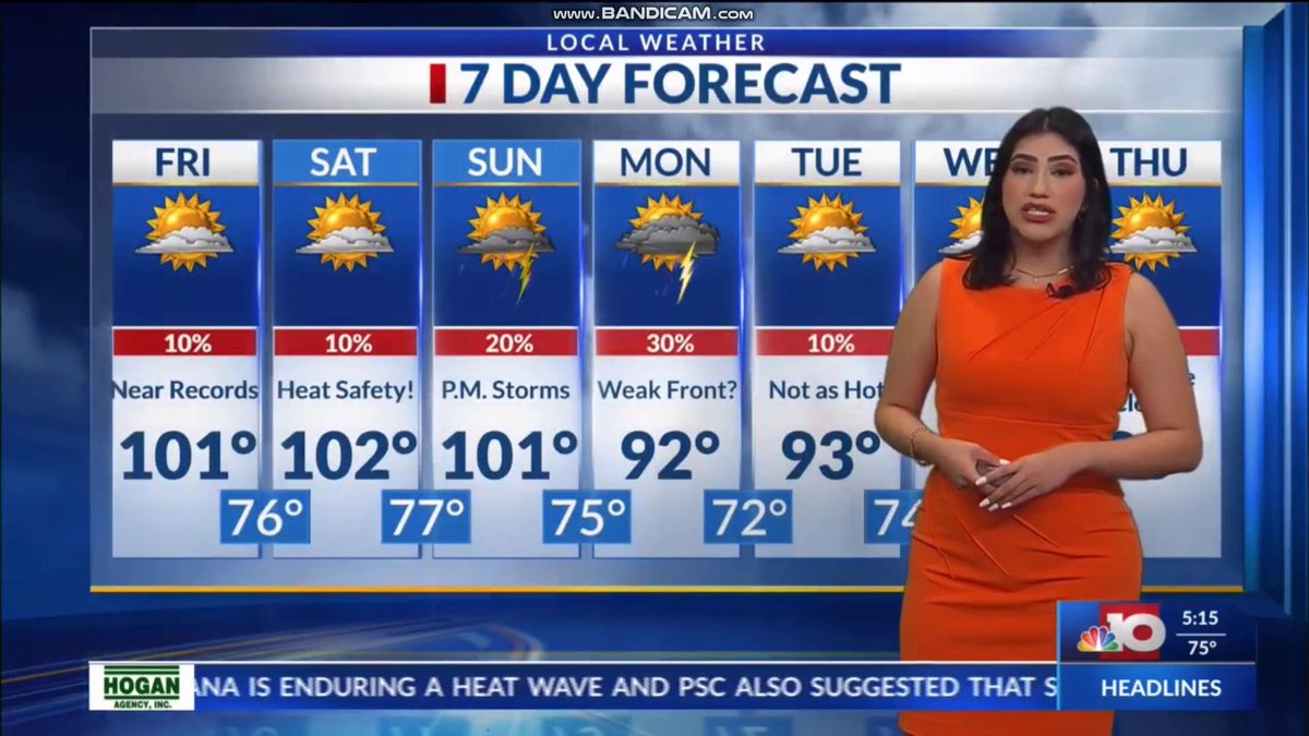 NewsWatcher101's tweet photo. .@BriannaMedina25 on this Friday! 😍🤩💘🔥❤️🧡 #LaWx #KTVE #BriannaMedina https://t.co/i3v2uyFEhm