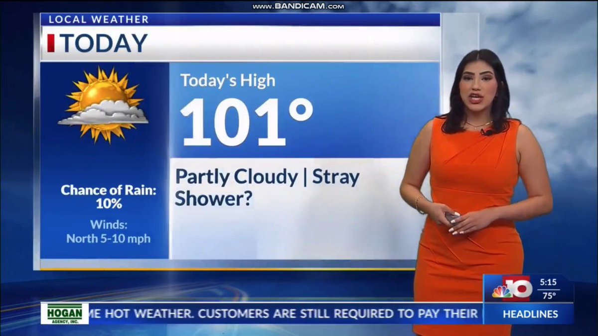 NewsWatcher101's tweet photo. .@BriannaMedina25 on this Friday! 😍🤩💘🔥❤️🧡 #LaWx #KTVE #BriannaMedina https://t.co/i3v2uyFEhm
