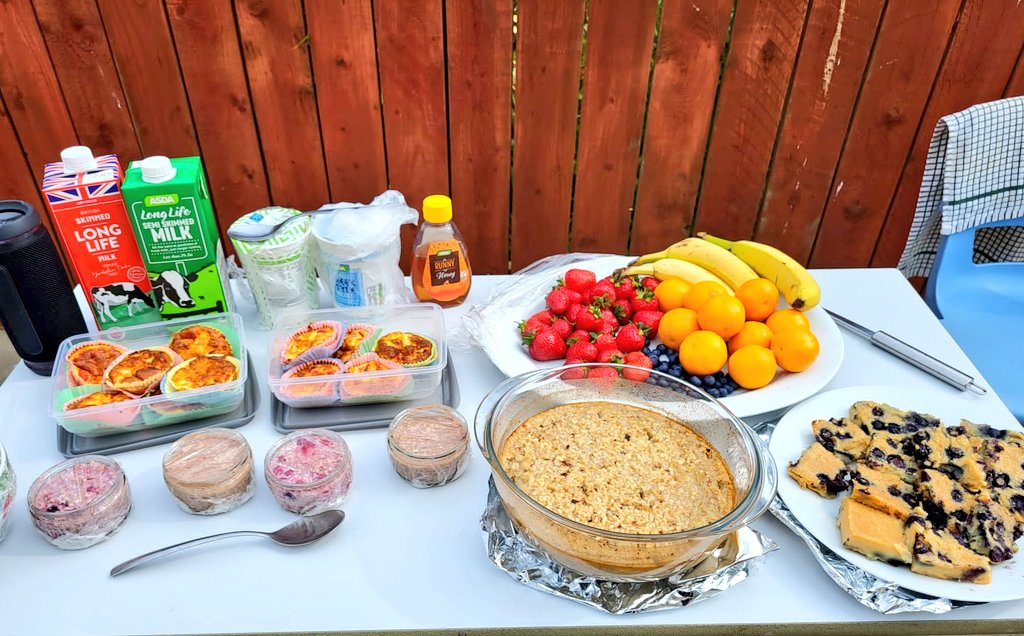 CascadeStiles's tweet photo. "Rise And Shine.. It's Breakfast Time" ๐
Helen made some Super treats for everyone to enjoy in the garden this morning ๐ฝ๏ธ ๐๐
#Health #HealthyLiving #fridaymorning #OverNightOats #pancakes #ReducedSugar #inclusion #CheeseMuffins #CareHomeAwards #Finalist https://t.co/8SrMLXz8Ar
