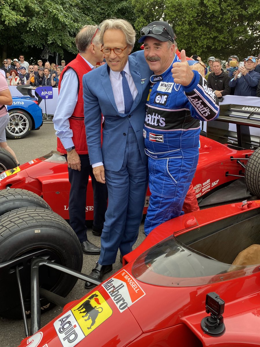 diegofmejia's tweet photo. Goodwood Festival of Speed.
Ferrari 640 + @nigelmansell = Día hecho. #FOS https://t.co/2kAqOuIlCW