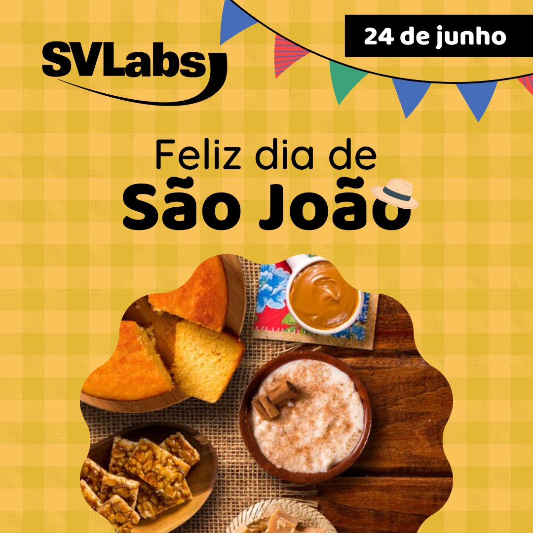 Com a chegada do frio, as barracas já estão prontas, a mesa de comidas já está montada, as bandeirinhas e a fogueira também. Finalmente chegou o Dia de São João! 

#SVLabs #diadesãojoão #festajunina #junho #ti #qa #test #testes