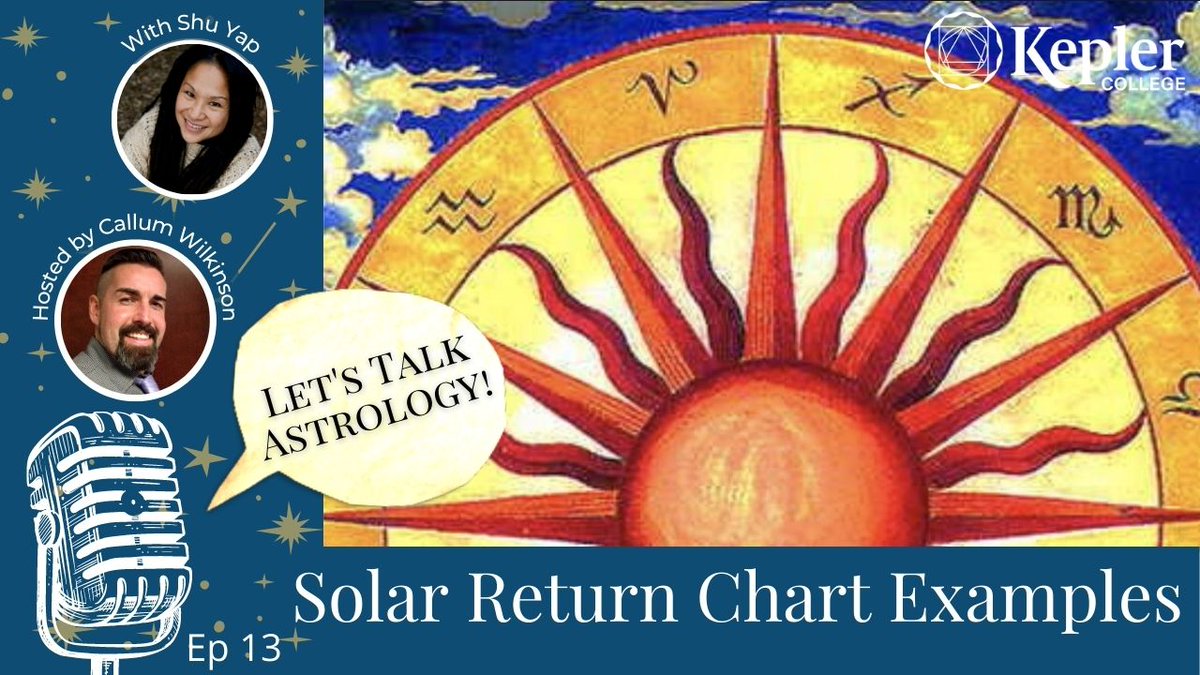 keplercollege's tweet photo. Join the wonderful Shu Yap as we discuss Solar Returns! Watch here: https://t.co/aeLwIVWreZ
To register for Shu's Solar Return class, click here: https://t.co/iEkx016Tve
#astrology #solarreturns #ShuYap https://t.co/pX5uaNMsQq
