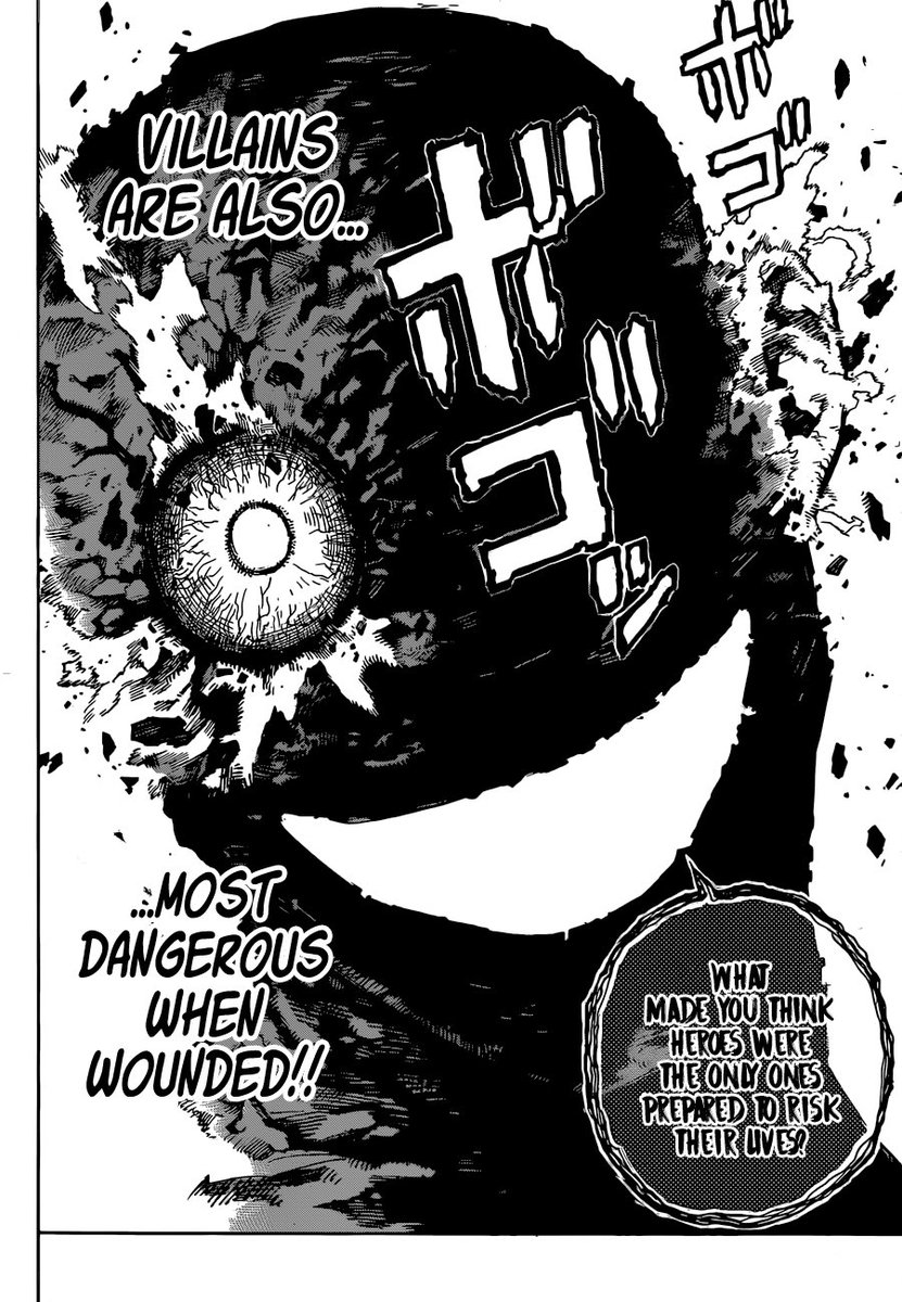 UniversallyCAPE's tweet photo. I think that vestige that AFO was eating in the previous chapter was the essence of Eri. #MHA355 #MHA356 #MHA357 #MHASpoilers https://t.co/1GsDHcwXU6