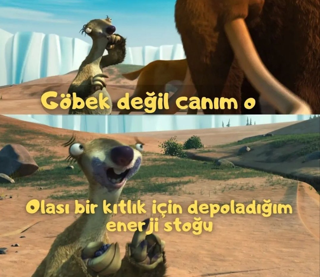 Ben kilolu değilim sadece yiyemediklerimi sonra yerim diye depolama yapıyorum 😌