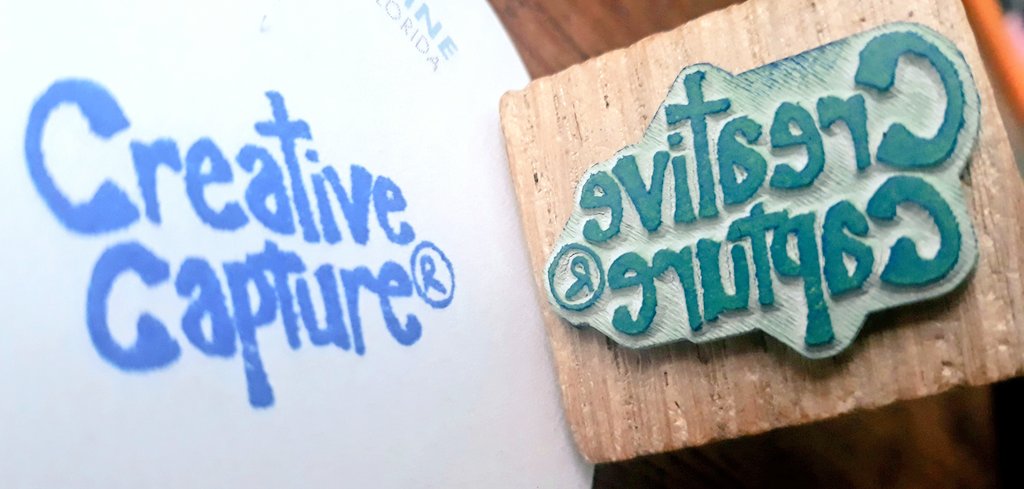 erbradfield's tweet photo. So excited to have my brand NEW #CreativeCaptureยฎ๏ธ stamp all ready to go for commissions! Just imagine the fun I'm going to have with different colour inks!! #FeelGoodFriday ๐ฎ๐ https://t.co/ZL8S4a2kqL