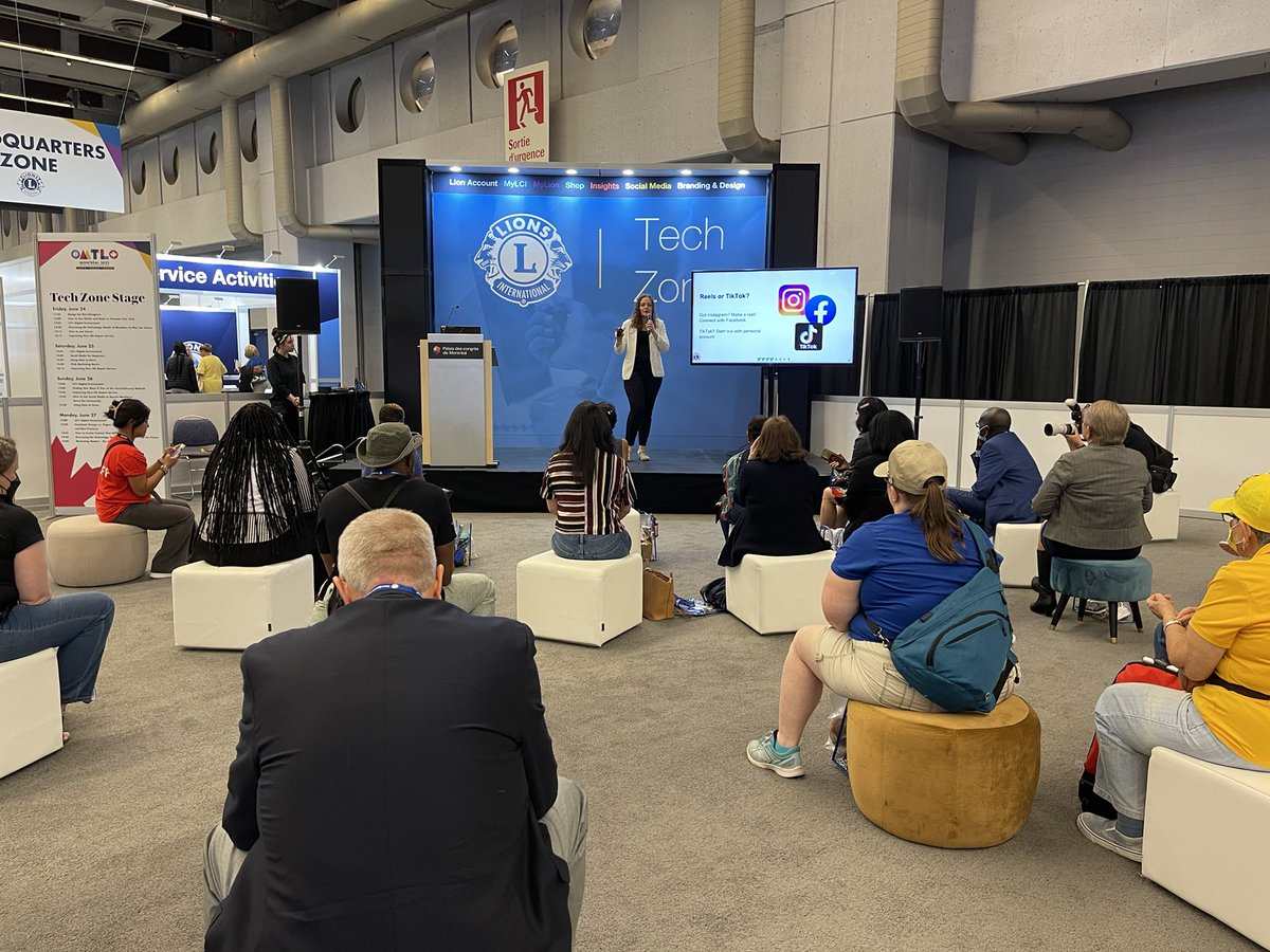 Ready to know more about TilTok? Presentation going on now at the TechZone Stage #LCICon2022