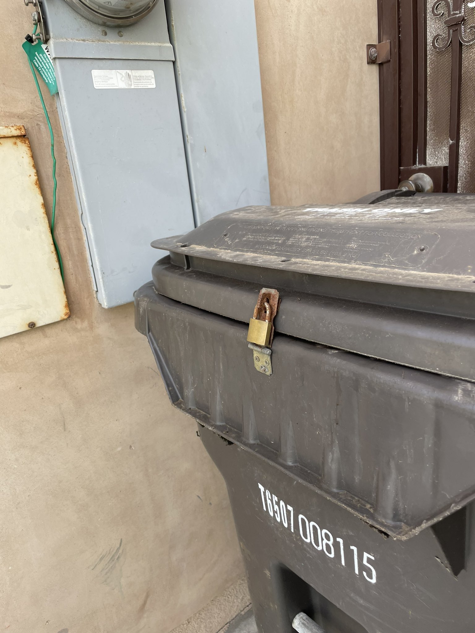 PMS LISTENER UNION on Twitter "Putting a lock on a trash can you don’t