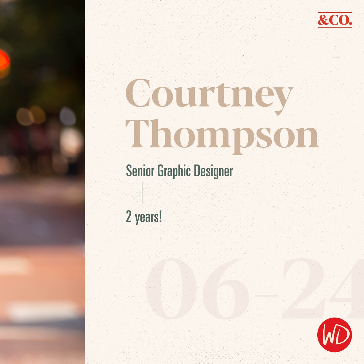 WDAdvertising's tweet image. Not many creatives can produce structure out of chaos like Courtney Thompson does. In addition to doing great design work and photography for clients, she also helps to keep client project cross the finish line. Happy Anniversary, Courtney! We’re thankful you’re part of the team.