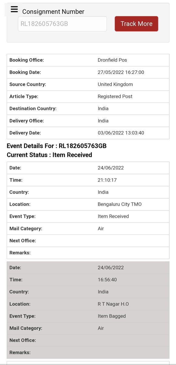 WasimAh35401822's tweet photo. @IndiaPostOffice Does this mean you are trying to dilivery again? @IndiaPostOffice https://t.co/0CVPPJ4Jed