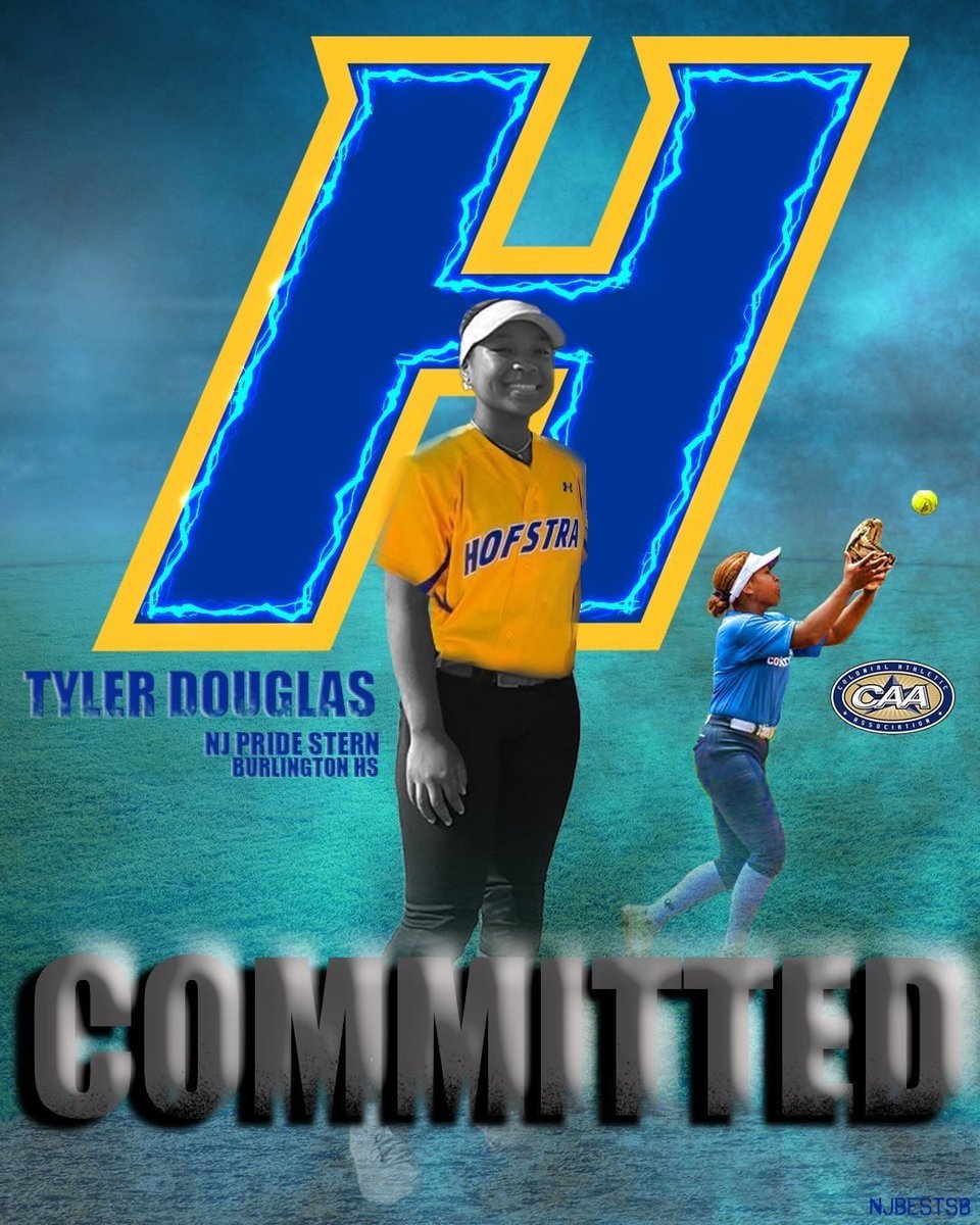 I am very proud and excited to announce that I have verbally committed to play division one softball at Hofstra University! Thank you to my family, friends, and coaches that supported me the whole way. 💛💙 #rollpride <a href="/HofstraSoftball/">Hofstra Softball</a> <a href="/NJPrideGold/">NJ Pride Softball</a> <a href="/BTHSSoftball1/">Burlington Twp. Softball</a>