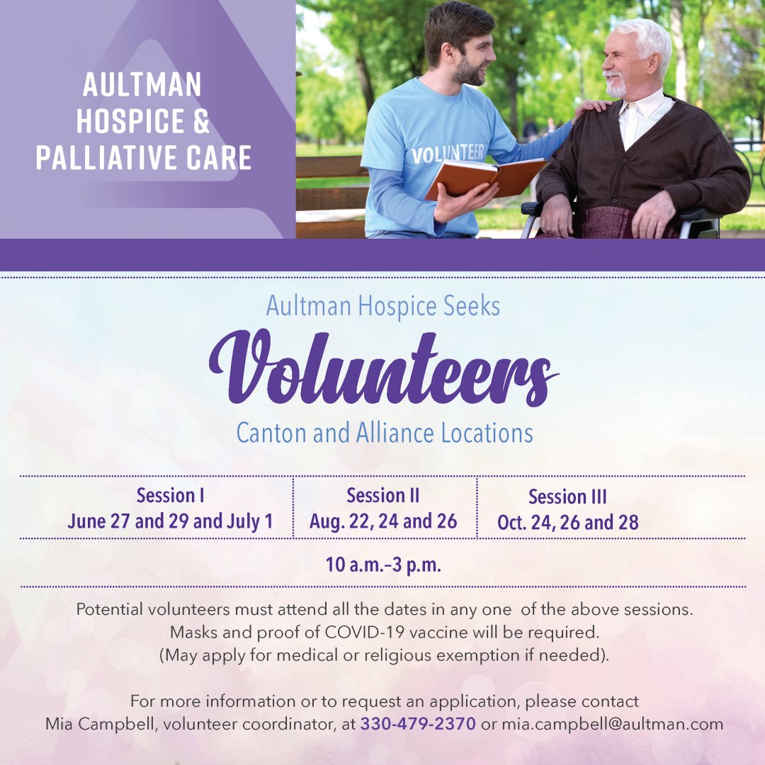 Aultman Health Foundation on Twitter "Aultman Hospice is seeking