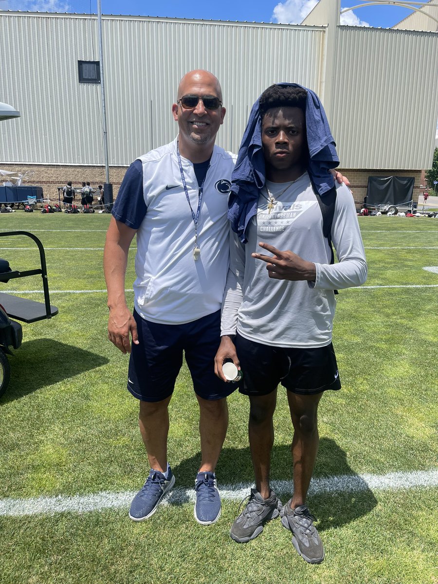 BLESSED! To say I received an offer from Penn State University! #WeAre #MUDGANG <a href="/Coachpoindexter/">Anthony Poindexter</a> <a href="/CoachTerryPSU/">Terry M. Smith</a> <a href="/coachjfranklin/">James Franklin</a> <a href="/RisingStars6/">Rising Stars Academy</a> @coach_grice <a href="/DickersonKoach/">Koach Dickerson</a>