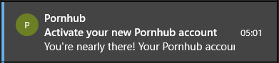alright who the FUCK used my business email to make a pornhub account 