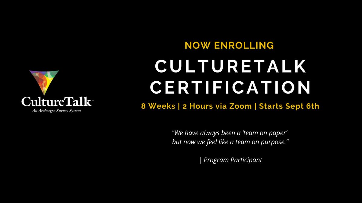 Looking for a modern toolset that measures what matters to employees now, we’d love to talk to you! Our next Certification session kicks off September 6th!

#cultureshift #culturetransformation #workplaceculture #exployeeexperience #employeeengagement