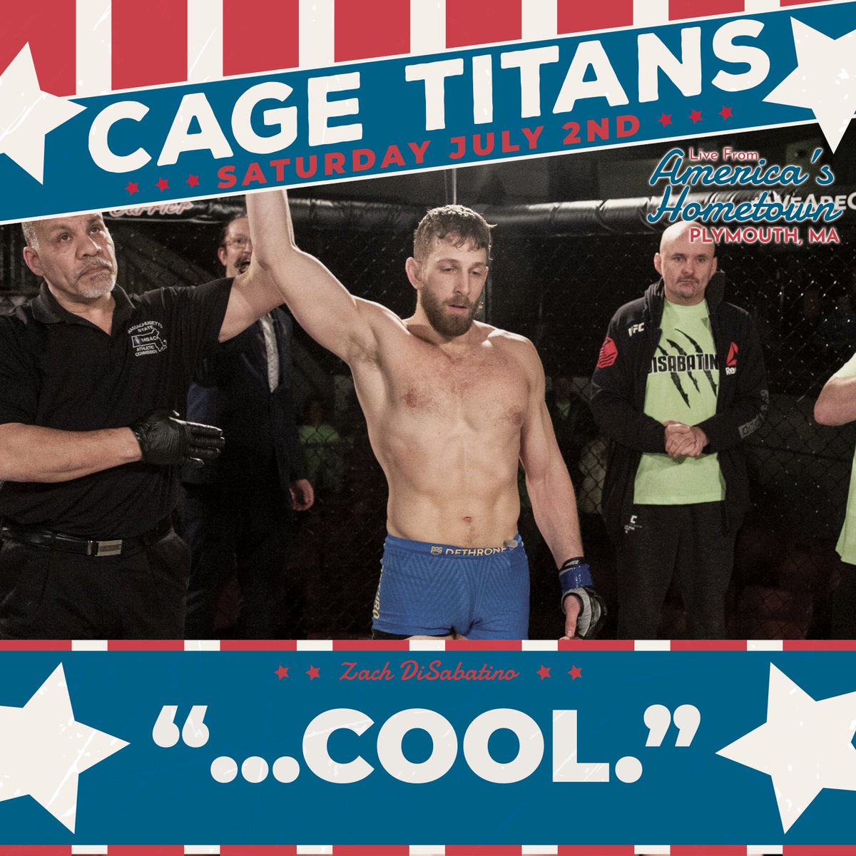 CageTitans's tweet photo. Man of few wordsβ¦
π #CT54 July 2nd
π Plymouth Memorial Hall
π https://t.co/KNODGdmxR9
#WeAreCageTitans | #NewEngland | #CageTitans | #MMA | #ExpectFireworks https://t.co/gXzzonsAUh