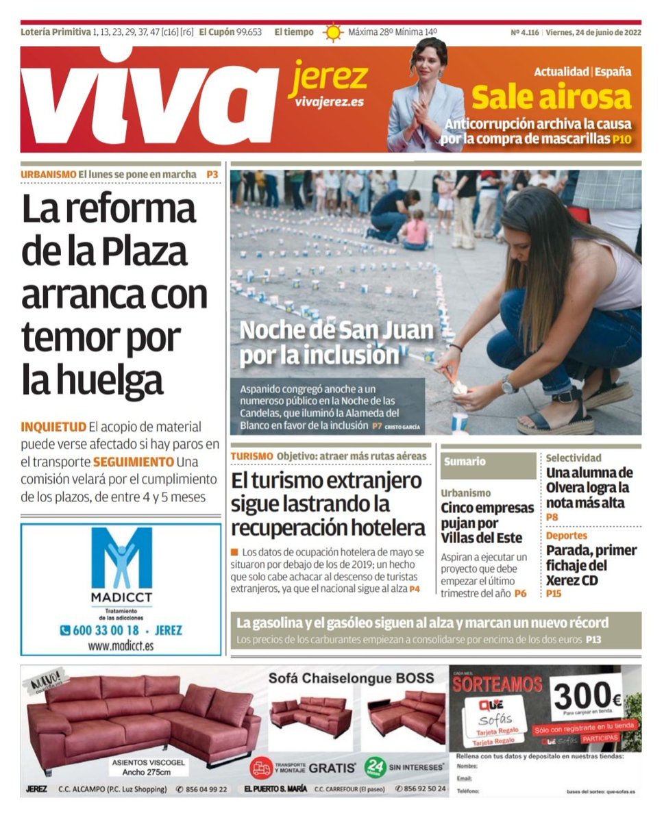 ¡También hemos sido portada en <a href="/diariovivajerez/">Viva Jerez</a>! Gracias 😍