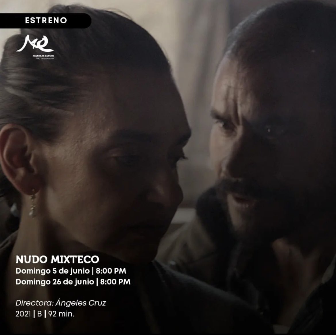 madrecine's tweet photo. "Tres historias que se cruzan en la
fiesta patronal de San Mateo, pueblo de la mixteca oaxaqueña. Dolores y recuerdos entrelazados en un pueblo que se rige por usos y costumbres"

ÚLTIMA función de Nudo Mixteco en Cine Inminente, Calle Ricardo Cacho #109 Col. Centro 🎉🫶🏼 https://t.co/CxZCpeOlOn