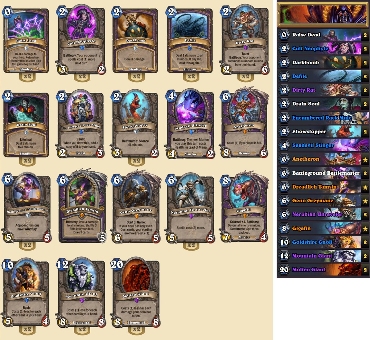 Legend 445 [Wild] Even Warlock 5W-0L by <a href="/CameronVon/">Shalmeth_HS</a> AAEBAf0GBoj0A/O9Aof7A7CRBM30AvXHBAzXzgOL1QOtEOfLAt/EAuegBPPeA8f5A6fOAsb5A+EH3AoA sharehs.com/warlock/28898/ #hearthstone