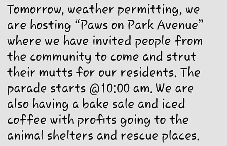 kshuteforshaw's tweet photo. At Greenfield Retirement Home https://t.co/6UhWZotsig