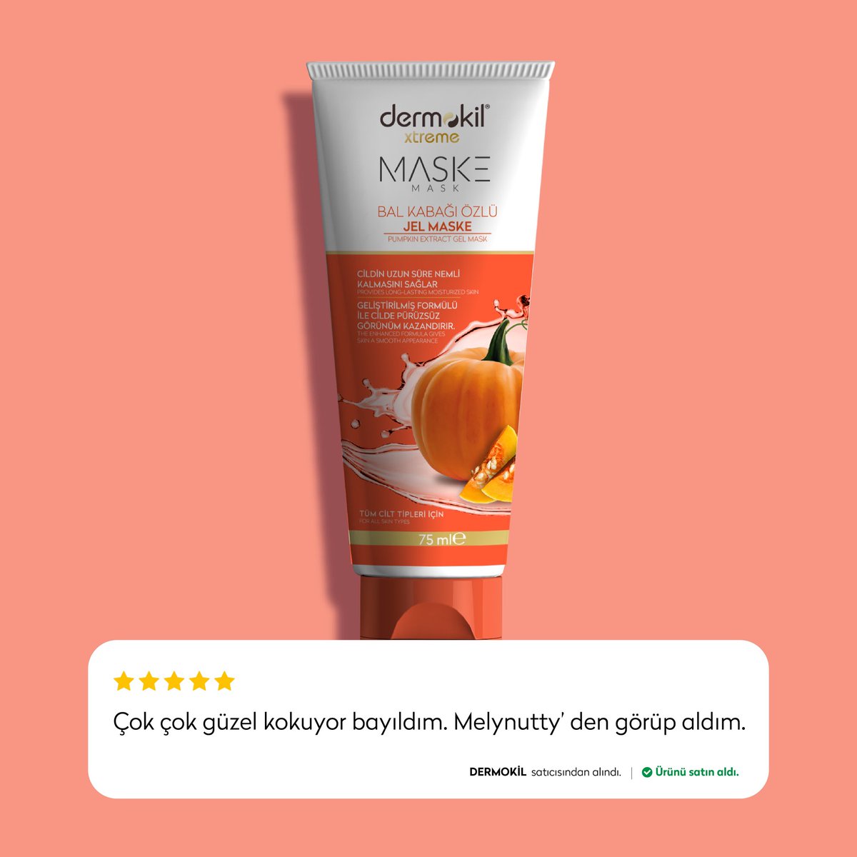 dermokil's tweet photo. Cildi uzun süre nemli tutan ve pürüzsüzleştiren Bal Kabağı özlü jel maske ile sen de hemen tanış😍🧡🎃
#dermokil #kildengelengüzellik #ciltbakım #kilmaskesi #jelmaske https://t.co/WYagHx5o0m