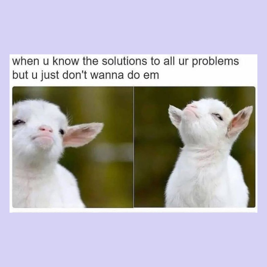 Eat well, exercise and have a positive mindset? Yeah, sounds good on paper, but I can think of many other things I'd rather do! Like ordering takeaway and binge-watching my shows til I fall asleep... soz 💁 🍕 🎬