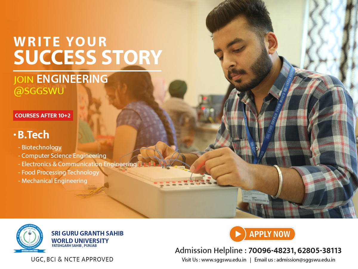 SGGSWUFGS's tweet photo. Admissions Open
(Session 2022-23)
Write your success story 
@SGGSWU
Contact: 70096-48231, 62805-38113
https://t.co/0zz3Cj6PMI https://t.co/QS9yawdNGH