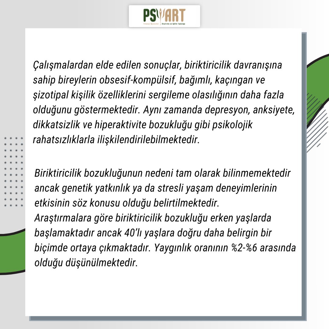 psiartorg's tweet photo. Kavram Köşesi'nde bu hafta: "Biriktiricilik Bozukluğu Nedir?" https://t.co/3W6FtWGMyl