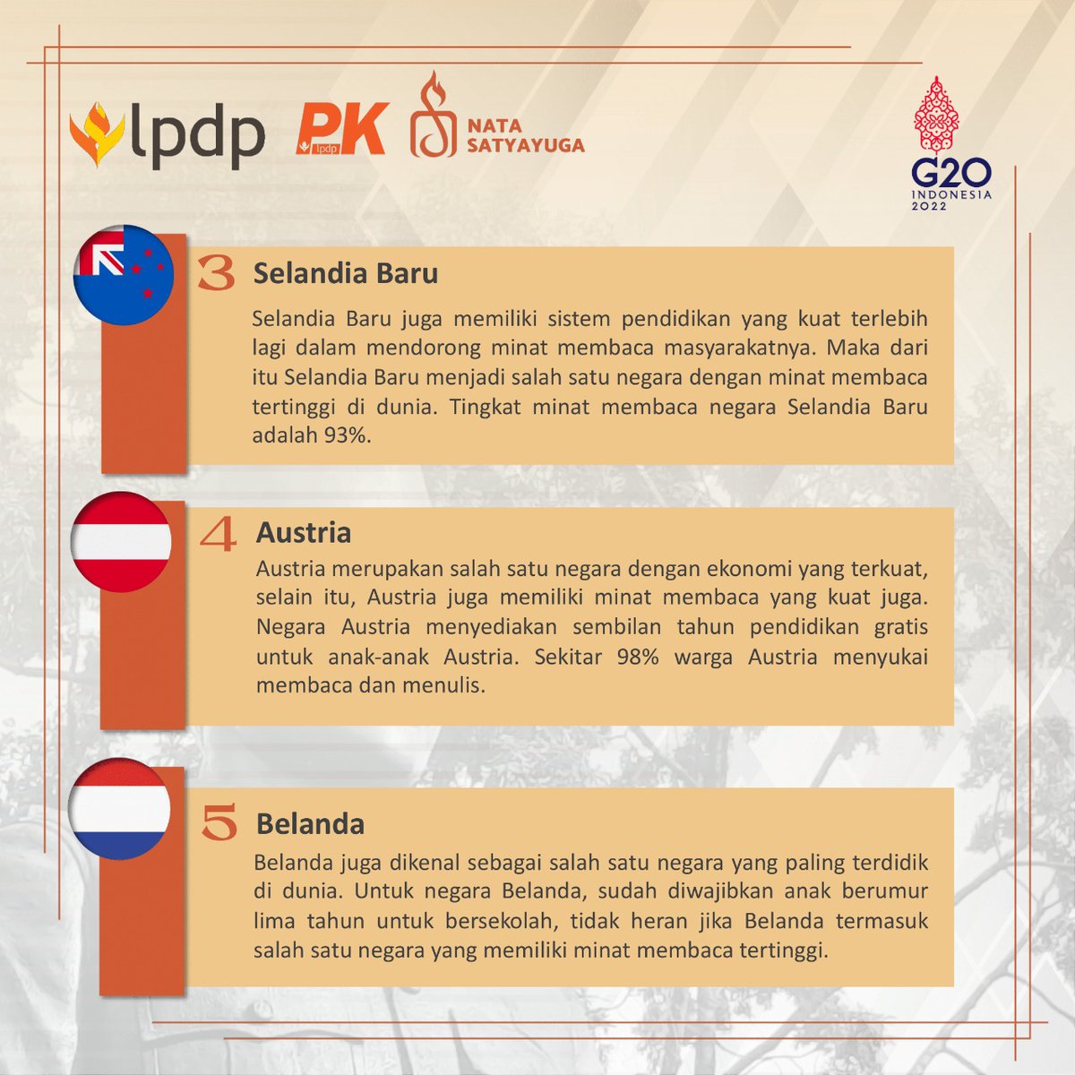 gilangriadi's tweet photo. Halo Natazens!

Tahu tidak, bahwa berdasarkan survey yang dilakukan oleh Program for International Student Assessment (PISA) yang di rilis Organization for Economic Co-operation and Development (OECD) pada 2019, https://t.co/E5HSshkT7B
