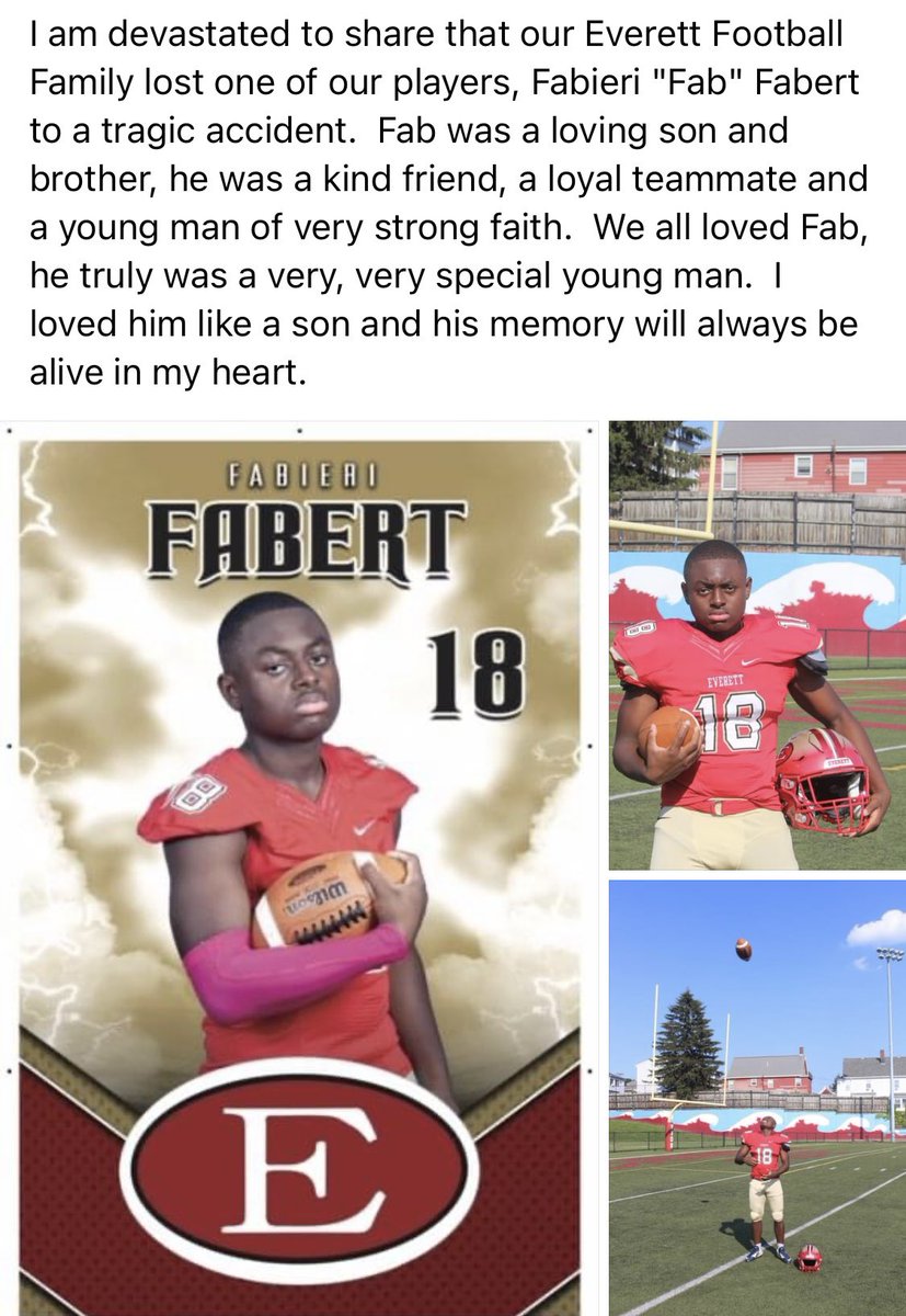 EHSCrimsonTide's tweet photo. We are devastated by this tragedy. Here is a message from Coach DiLoreto #LLFab https://t.co/IKOQzFSZTH